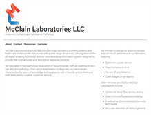 Tablet Screenshot of mcclainlab.com